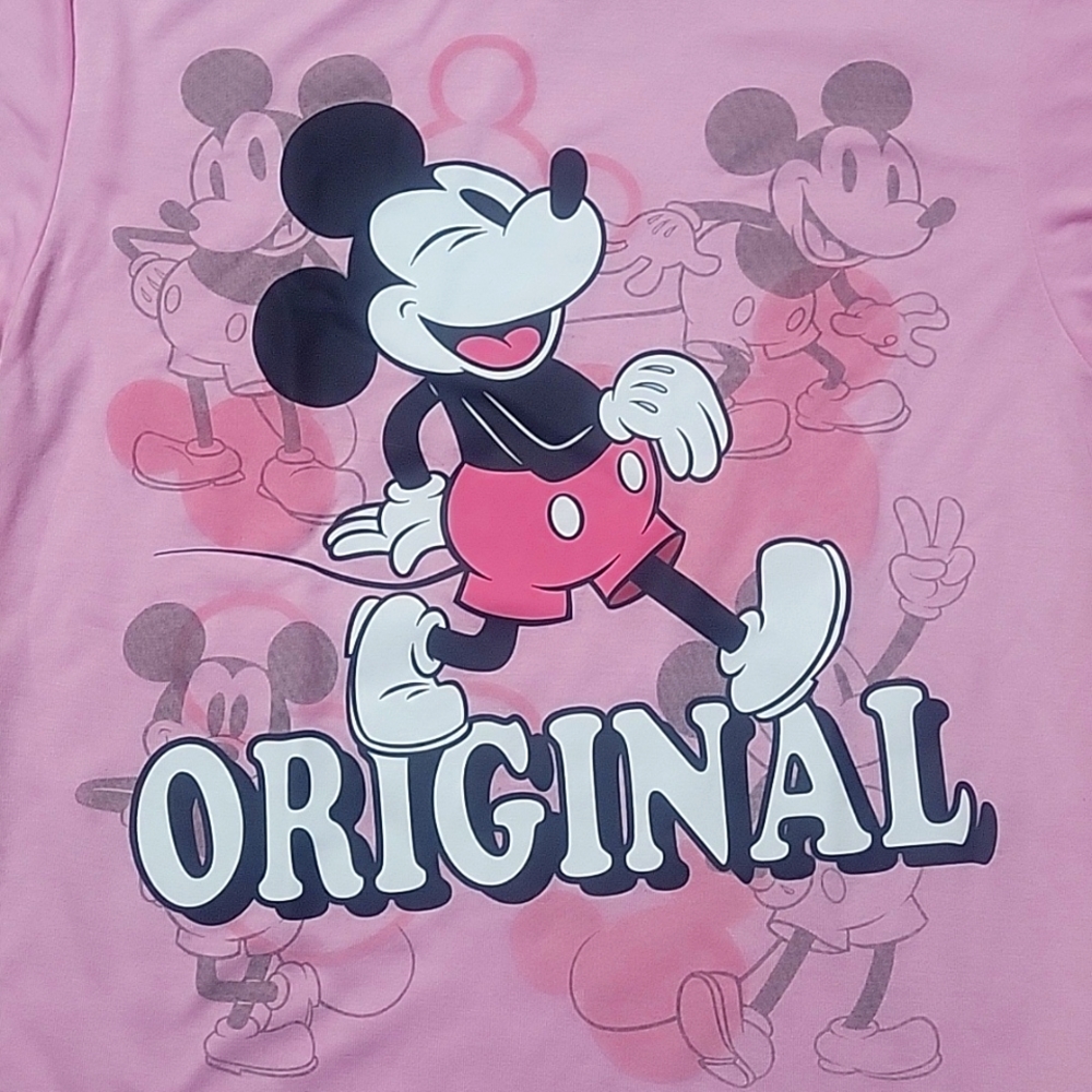 Disney Mickey Mouse pink shirt size XS like new